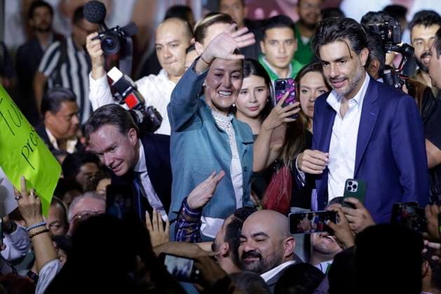 October 3, 2023, Mexico City, Mexico: Claudia Sheinbaum Pardo at the delivery of her certification as presidential candidate of the Green Party at the Expo Reforma Exhibition Center in Mexico City. on October 3, 2023 in Mexico City, Mexico Mexico City Mexico - ZUMAe321 20231003_zia_e321_051 Copyright: xLuisxBarronx