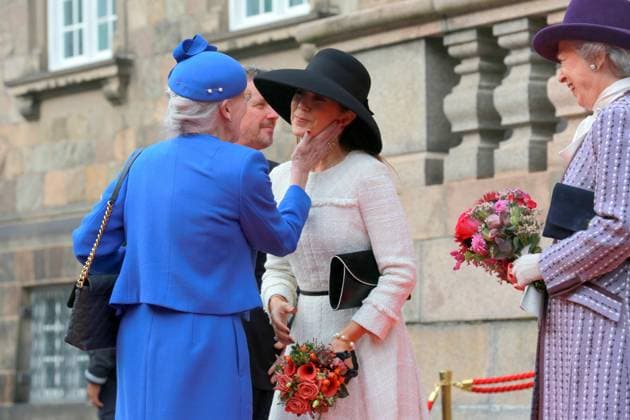 03-10-2023 Denmark Princess Benedikte and Princess Mary and Prince Frederik and Queen Margrethe during the opening of the Folketing, the beginning of a new parliamentary year, at Christiansborg in Copenhagen. Â  Copyright: xPPEx