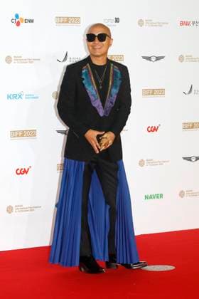 October 4, 2023, BUSAN, SOUTH KOREA: Oct 4, 2023-Busan, South Korea-Actor Hong Seok Cheon pose for photowall during the 28th Busan International Film Festival Red Carpet Event at Busan Cinema Center in Busan, South Korea BUSAN SOUTH KOREA - ZUMAr168 20231004_aap_r168_010 Copyright: xRyuxSeung-Ilx