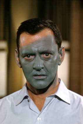 Film Lover Come Back Actor Tony Randall in a scene of the film Los Angeles USA  Copyright: xLeoxFuchsx 0124 Tony Randall (Lover Come Back) GREEN FACE PORTRAIT