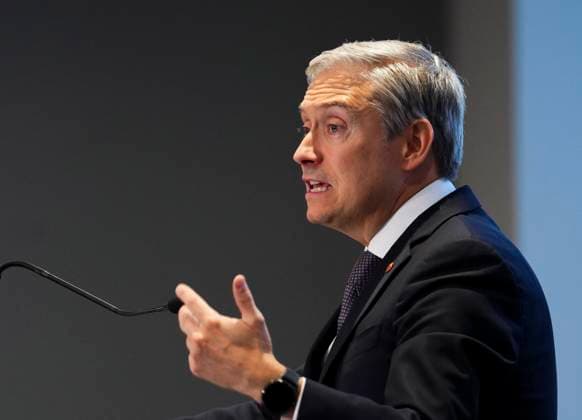 October 5, 2023, Ottawa, ON, CAN: Innovation, Science and Industry Minister Francois-Philippe Champagne speaks at Canada s Competition Summit hosted by the Competition Bureau Canada in Ottawa on Thursday, Oct. 5, 2023. Ottawa CAN  - ZUMAc35_ 20231005_zaf_c35_002 Copyright: xSeanxKilpatrickx