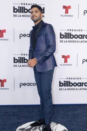 Carlos Adyan arrives on the red carpet at the 2023 Latin Billboard Music Awards at the University of Miami, Watsco Center, Thursday, October 05, 2023 in Coral Gables, Florida.  MIA20231005109 GARYxIxROTHSTEIN