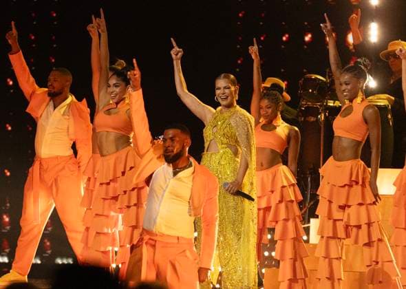 Olga Tanon performs at the 2023 Latin Billboard Music Awards at the University of Miami, Watsco Center, Thursday, October 05, 2023 in Coral Gables, Florida.  MIA20231005191 GARYxIxROTHSTEIN