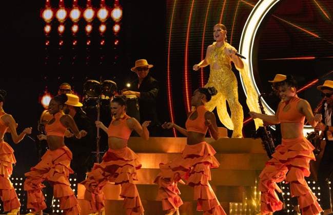 Olga Tanon performs at the 2023 Latin Billboard Music Awards at the University of Miami, Watsco Center, Thursday, October 05, 2023 in Coral Gables, Florida.  MIA20231005180 GARYxIxROTHSTEIN