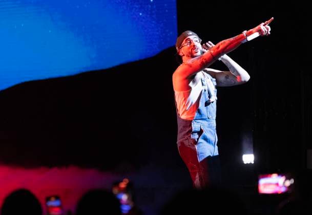 Bad Bunny performs at the 2023 Latin Billboard Music Awards at the University of Miami, Watsco Center, Thursday, October 05, 2023 in Coral Gables, Florida.  MIA20231005200 GARYxIxROTHSTEIN