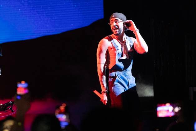 Bad Bunny performs at the 2023 Latin Billboard Music Awards at the University of Miami, Watsco Center, Thursday, October 05, 2023 in Coral Gables, Florida.  MIA20231005201 GARYxIxROTHSTEIN