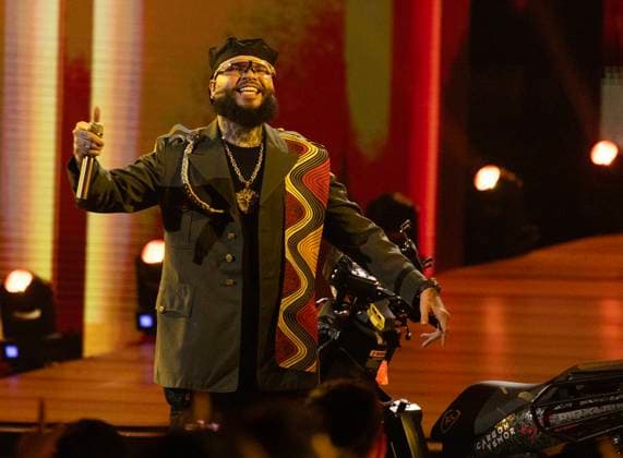 Farruko performs at the 2023 Latin Billboard Music Awards at the University of Miami, Watsco Center, Thursday, October 05, 2023 in Coral Gables, Florida.  MIA20231005216 GARYxIxROTHSTEIN