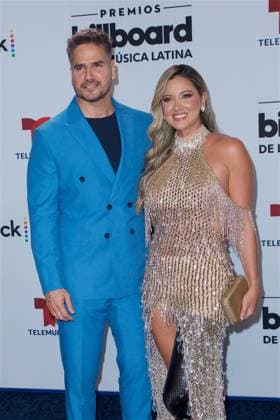 2023 Billboard Latin Music Awards - Arrivals Daniel Arenas and Daniela Alvarez arrives for the 2023 Billboard Latin Music Awards at the Watsco Center in Miami, Florida, on October 5, 2023, Credit:Avalon United States, Fl, Miami  Copyright: xAvalonx 0811426302