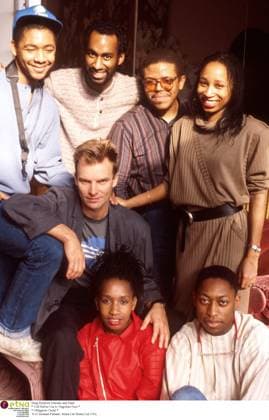 Sting_MP3 Sting Branford Marsalis and Band * Call Before Use to Negotiate Fees * * Obligatory Credit *, Credit:Michael Putland Avalon  Copyright: xMichaelxPutlandx xAvalonx 0517048215