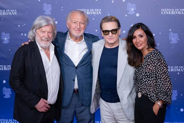 5th Cineroman Festival - Red Carpet - Day 5 5th CINEROMAN festival - day 5 - Red Carpet Daniel Benoin, Pierre Gagnaire and Benoit Magimel, Nathalie Benoin attend the 5th day red carpet of the 5th CINEROMAN festival in Nice. Photo by Shootpix ABACAPRESS.COM Nice France  Copyright: xShootpix ABACAx 870754_001 Shootpix ABACAx 870754_001