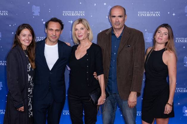 5th Cineroman Festival - Red Carpet - Day 5 5th CINEROMAN festival - day 5 - Red Carpet Vincent Garenq, Marie Zabukovec, Yannick Choirat, Michele Laroque attend the 5th day red carpet of the 5th CINEROMAN festival in Nice. Photo by Shootpix ABACAPRESS.COM Nice France  Copyright: xShootpix ABACAx 870754_017 Shootpix ABACAx 870754_017