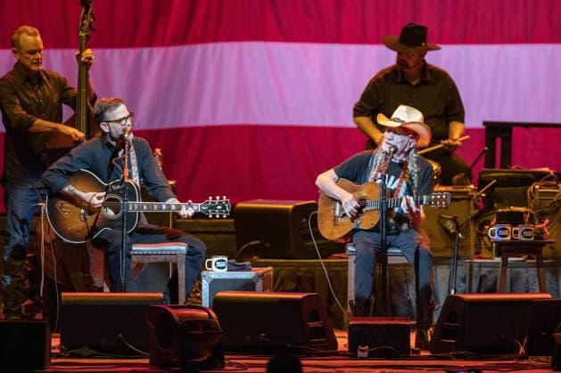 October 7, 2023, Tampa, Florida, USA: Willie Nelson performs on stage during the Outlaw Music Festival on Saturday, Oct. 7, 2023 in Tampa. Tampa USA - ZUMAs70_ 20231007_zan_s70_030 Copyright: xLuisxSantanax