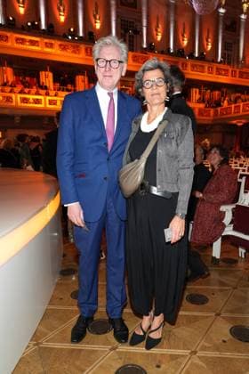 Theo Koll and his wife Franziska Castell at the Opus Klassik 2023 award ceremony on 8 10 2023 in Berlin Opus Klassik 2023 in Berlin