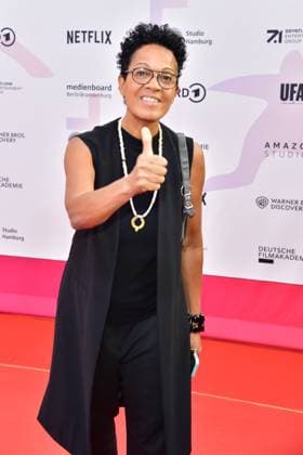 First Steps Award 2023 Mo Asumang Arrival to the First Steps Award at the Stage Theater des Westens it is called stage free for Germanys most talented young filmmakersF in Berlin, on 08 10 2023 Photopress Mueller