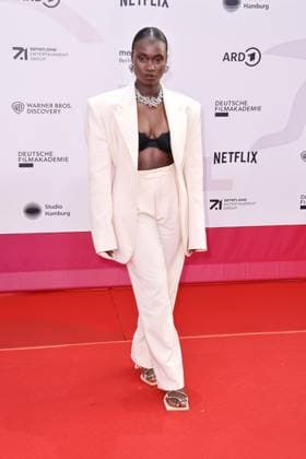 Lorna Ishema at the First Steps Awards ceremony on 8 10 2023 in Berlin First Steps Awards 2023 in Berlin