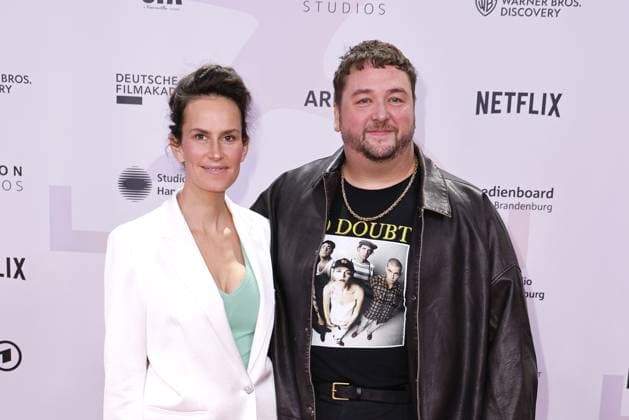 Saralisa Volm and Daniel Zillmann at the presentation of the First Steps Awards on 8 10 2023 in Berlin First Steps Awards 2023 in Berlin