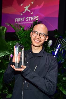 First Steps Award 2023 Dieu Hao Do, award winner for documentary film First Steps Award at the Stage Theater des Westens its clear the stage for Germanys most talented young filmmakersF in Berlin, on 08 10 2023 Photopress Mueller