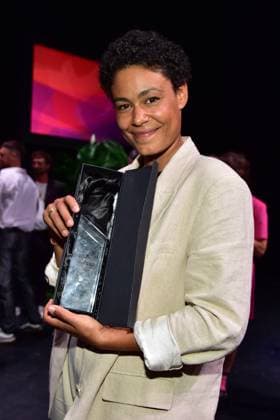 First Steps Award 2023 Merle Grimme, winner of the Big Audience Award Arrival to the First Steps Award at the Stage Theater des Westens it is called ÒStage free Ò for GermanyÕs most talented young filmmakersF in Berlin, on 08 10 2023. Photopress Mueller
