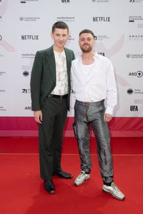 Award First Steps 2023 Lorenz Hochhuth and Hannes Hirsch at the First Steps Award at the Stage Theater des Westens in Berlin on 09 10 2023 Copyright: xEventpressxKochanx