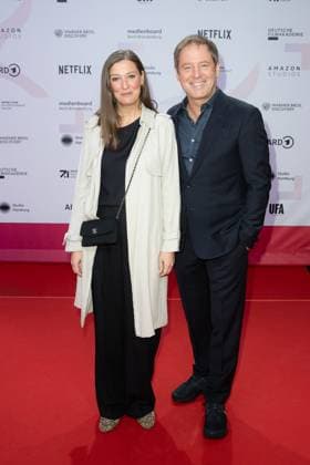 Award First Steps 2023 Alexandra Maria Lara and Florian Gallenberger at the First Steps Award at the Stage Theater des Westens on 09 10 2023 in Berlin Copyright: xEventpressxKochanx