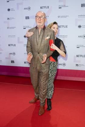 Award First Steps 2023 Peter Lohmeyer and Wanda Perdelwitz at the First Steps Award at the Stage Theater des Westens in Berlin on 09 10 2023 Copyright: xEventpressxKochanx