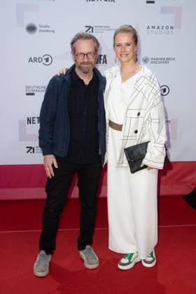 Award First Steps 2023 Fabian Busch and Susanne Bormann at the First Steps Award at the Stage Theater des Westens in Berlin on 09 10 2023 Copyright: xEventpressxKochanx