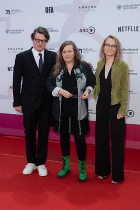 Award First Steps 2023 Philipp Kreuzer, Irene von Alberti and Julia Jalnasow at the First Steps Award at the Stage Theater des Westens in Berlin on 09 10 2023 Copyright: xEventpressxKochanx