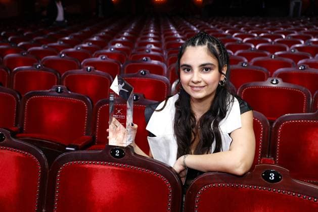 Bayan Layla at the First Steps Awards ceremony on 8 10 2023 in Berlin First Steps Awards 2023 in Berlin