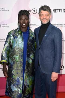 Joyce Sanha and Carlo Ljubek at the 24 First Steps Awards ceremony at the Theater des Westens Berlin, 08 10 2023 Foto:xF.xKernx xFuturexImagex fist_steps_3046