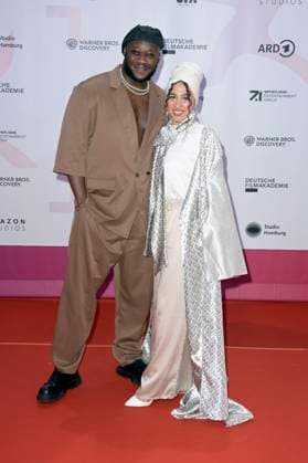 Prince Kuhlmann and Tua El Fawwal at the 24 First Steps Awards ceremony at Theater des Westens Berlin, 08 10 2023 Foto:xF.xKernx xFuturexImagex fist_steps_3087