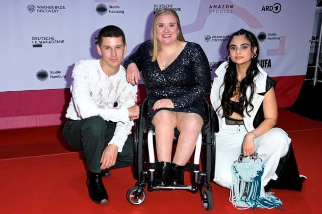 Lorenz Hochhuth, Florentine Schlecht and Bayan Layla at the 24 First Steps Awards ceremony at Theater des Westens Berlin, 08 10 2023 Foto:xF.xKernx xFuturexImagex fist_steps_3154