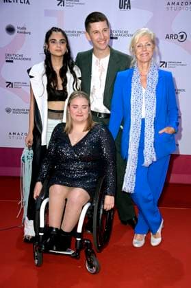 Bayan Layla, Florentine Schlecht, Lorenz Hochhuth and Marika Ullrich at the 24 First Steps Awards ceremony at Theater des Westens Berlin, 08 10 2023 Foto:xF.xKernx xFuturexImagex fist_steps_3181