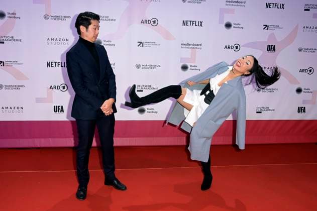 Yung Ngo and Trang Le Hong at the 24 First Steps Awards ceremony at Theater des Westens Berlin, 08 10 2023 Foto:xF.xKernx xFuturexImagex fist_steps_3236