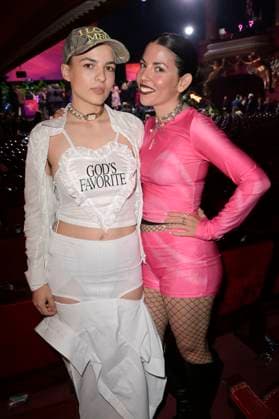 Paula Knüpling and Marina Prados at the aftershow party after the 24 First Steps Awards at the Theater des Westens Berlin, 08 10 2023 Foto:xF.xKernx xFuturexImagex fist_steps_3243