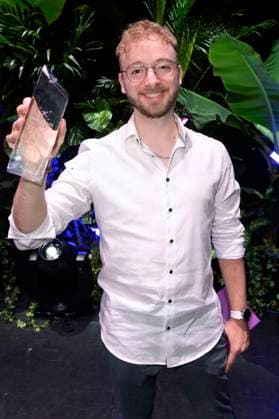 Michael Dämmig at the aftershow party after the 24 First Steps Awards at the Theater des Westens Berlin, 08 10 2023 Foto:xF.xKernx xFuturexImagex fist_steps_3250