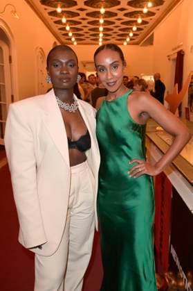 Lorna Ishema and Hadnet Tesfai at the Aftershow Party after the 24 First Steps Awards at Theater des Westens Berlin, 08 10 2023 Foto:xF.xKernx xFuturexImagex fist_steps_3261