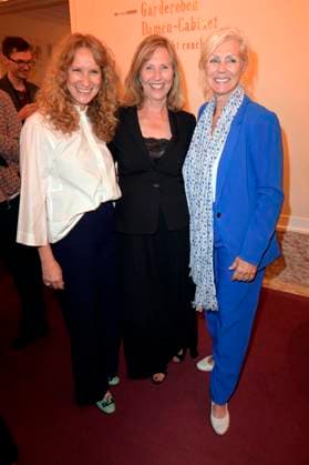 Chiara Schoras, Petra Zieser and Marika Ullrich at the Aftershow Party after the 24 First Steps Awards at the Theater des Westens Berlin, 08 10 2023 Foto:xF.xKernx xFuturexImagex fist_steps_3281