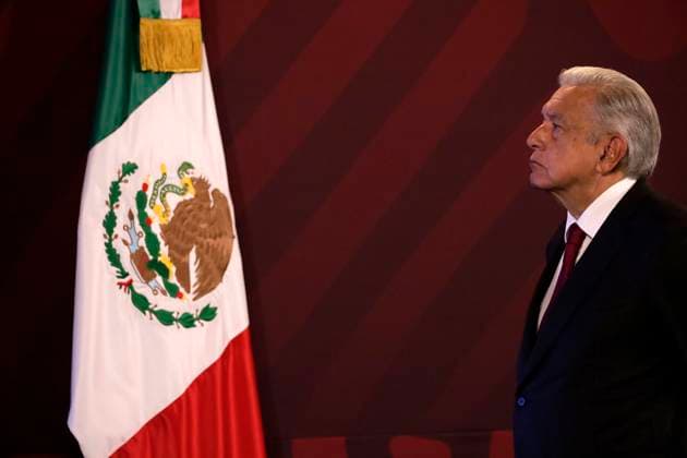 President Andres Manuel Lopez Obrador urges the UN to promote dialogue between the states of Israel and Palestine October 9, 2023, Mexico City, Mexico: President Andres Manuel Lopez Obrador calls for peace and UN intervention to have a resolution that helps dialogue between the states of Israel and Palestine, he indicated at the press conference at the National Palace in Mexico City. on October 9, 2023 in Mexico City, Mexico (Photo by Luis Barron Eyepix Group). Copyright: xLuisxBarronx xEyepixxGroupx LB_20231009_AMLO1