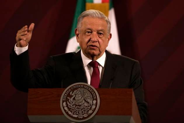 October 9, 2023, Mexico City, Mexico: President Andres Manuel Lopez Obrador calls for peace and UN intervention to have a resolution that helps dialogue between the states of Israel and Palestine, he indicated at the press conference at the National Palace in Mexico City. on October 9, 2023 in Mexico City, Mexico Mexico City Mexico - ZUMAe321 20231009_zia_e321_014 Copyright: xLuisxBarronx