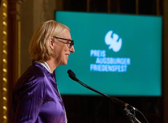 Katrin Eigendorf, Speech Ceremonial awarding of the Augsburg Peace Prize 2023 to journalist Katrin Eigendorf Ceremonial awarding of the Augsburg Peace Prize 2023 to journalist Katrin Eigendorf B-HAUPT