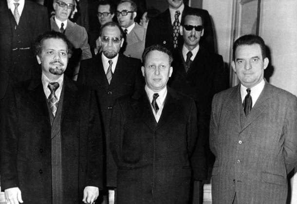 Nov 27, 1973 - Paris, France - The 1973 oil crisis began on October 17, 1973, when the members of Organization of Arab Petroleum Exporting Countries announced, as a result of the ongoing Yom Kippur War, that they would no longer ship oil to nations that had supported Israel in its conflict with Syria and Egypt (the United States, its allies in Western Europe, and Japan). Because of the dependence of the industrialized world on crude oil and the predominant role of OPEC as a global supplier, these price increases were dramatically inflationary to the economies of the targeted countries, while at the same time suppressive of economic activity. The targeted countries responded with a wide variety of new, and mostly permanent, initiatives to co - ZUMAk09_ 19731127_nin_k09_992 Copyright: xKeystonexPressxAgencyx