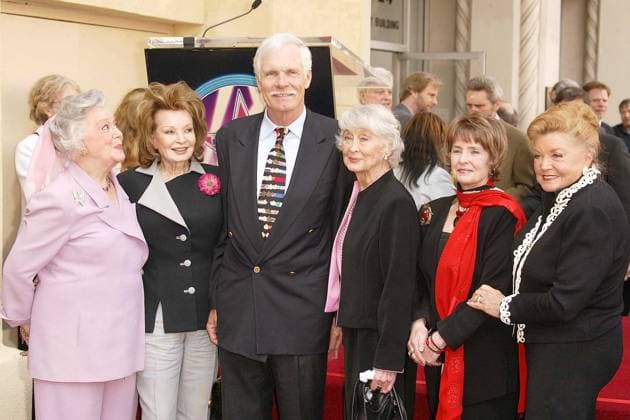 at Ted Turner s induction into the Hollywood Walk of Fame, Hollywood, CA 04-07-04 Ann Rutherford, Cora Sue Collins, Ted Turner, Betty Garrettt, Margaret O Brien and Esther Williams at Ted Turner s induction into the Hollywood Walk of Fame, Hollywood, CA 04-07-04 Hollywood Calif United States EDITORIAL USE ONLY Copyright: xx s_bukleyx icphotos031506