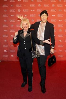 Stefanie Simon, Julian F M Stöckel at the award ceremony of the German Musical theater PReises 2023 at the Theater des Westens, Berlin