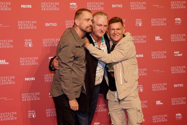 Ulf Leo Sommer, Detlev Buck, Peter Plate at the award ceremony of the German Musical theater PReises 2023 at the Theater des Westens, Berlin