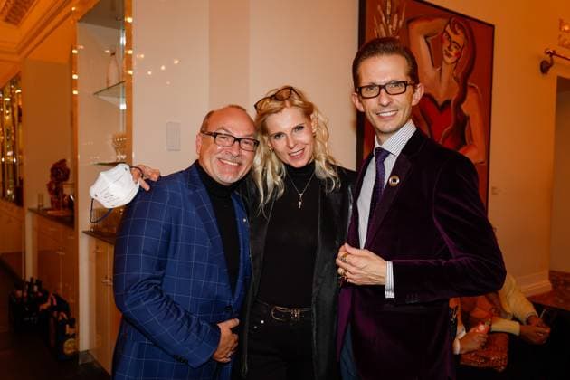 Dennis Schönwetter, Melanie Kühn, Marc Rudolf at the award ceremony of the German Musical theater PReises 2023 at the Theater des Westens, Berlin