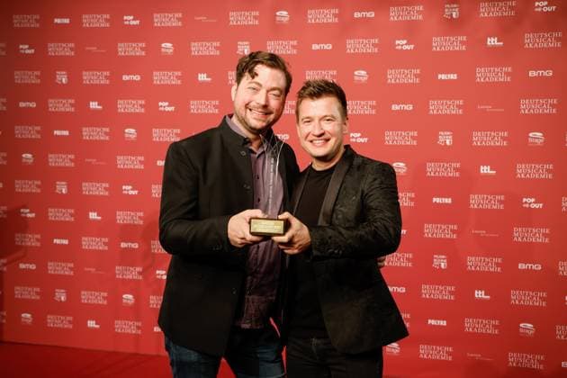 Marian Lux, Markus Syperek Award Winner Best Musical Overall at the German Musical Theater PReises 2023 at the Theater des Westens, Berlin