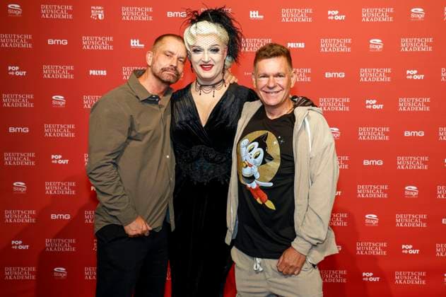 Ulf Leo Sommer, Sheila Wolf and Peter Plate at the award ceremony of the German Musical Theater Award 2023 at the Theater des Westens Berlin, 09 10 2023 Foto:xB.xDummerx xFuturexImagex musicalpreis_3016