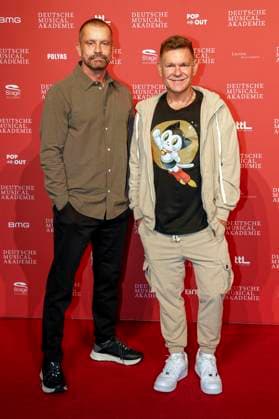 Ulf Leo Sommer and Peter Plate at the award ceremony of the German Musical Theater Prize 2023 at the Theater des Westens Berlin, 09 10 2023 Foto:xB.xDummerx xFuturexImagex musicalpreis_3017