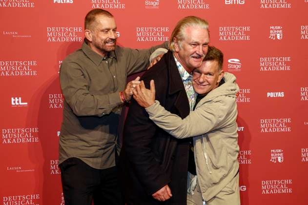 Ulf Leo Sommer, Detlev Buck and Peter Plate at the presentation of the German Musical Theater Award 2023 at the Theater des Westens Berlin, 09 10 2023 Foto:xB.xDummerx xFuturexImagex musicalpreis_3018