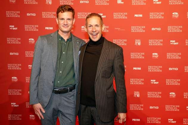 Florian Korty and Tim Fischer at the award ceremony of the German Musical Theater Award 2023 at the Theater des Westens Berlin, 09 10 2023 Foto:xB.xDummerx xFuturexImagex musicalpreis_3020